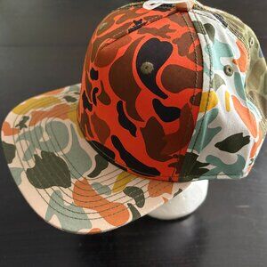 NEW Mens Bioworld Unique Rare Camo Coloful Snapback Adjustabe Cap Hat